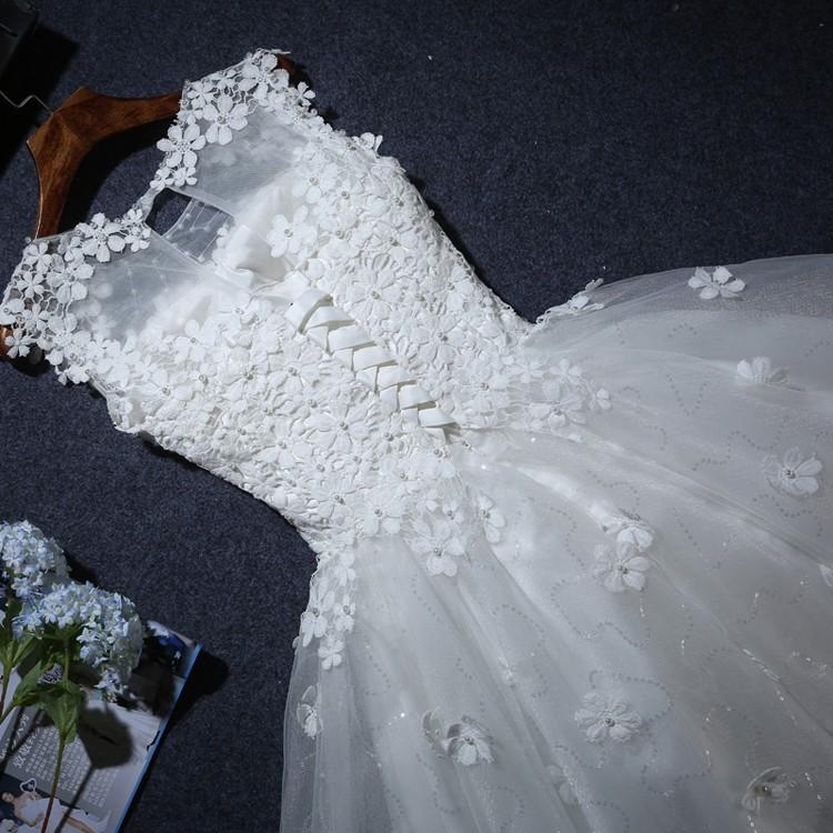 ミニドレス 白 ウェディングミニドレス 結婚式 安い 花嫁 ウェディングドレス 披露宴 プリンセス パーティードレス 二次会 ミニ 演奏会 コンサート 発表会