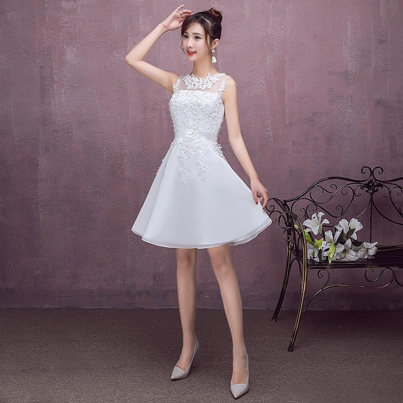 ミニドレス 白 ウェディングミニドレス 結婚式 安い 花嫁 ウェディングドレス 披露宴 プリンセス パーティードレス 二次会 ミニ 演奏会 コンサート 発表会