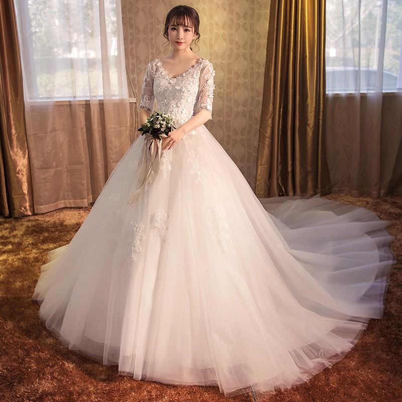 ロングドレス 長袖 結婚式 マタニティドレス 妊娠中ドレス 妊産婦ウェディングドレス 妊婦ドレス オーダーメイド可能 サイズオーダー可能 花嫁 ウエディングドレス 安い ウェディングドレス 二次会 披露宴 前撮り ドレス エンパイア お呼ばれ ブライダル トレーンドレス 秋冬
