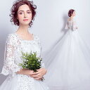 ウエディングドレス 長袖 二次会ドレス ウェディングドレス プリンセスラインドレス エンパイア 花嫁 結婚式 白 オフホワイト 披露宴 ロングドレス ブライダル 姫系 大きいサイズ 前撮り 海外挙式 エレガント ボリューム 姫風 ゴージャス 可愛い 上品 優雅 セミオーダー(4)