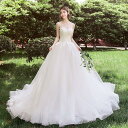 ウエディングドレス ブライダル 結婚式 花嫁ドレス ウェディングドレス エンパイア 二次会ドレス ロングドレス プリンセスラインドレス 白 オフホワイト 大きいサイズ 前撮り 海外挙式 エレガント ボリューム プリンセスラインウェディングドレス 上品 セミオーダー 王道(4)