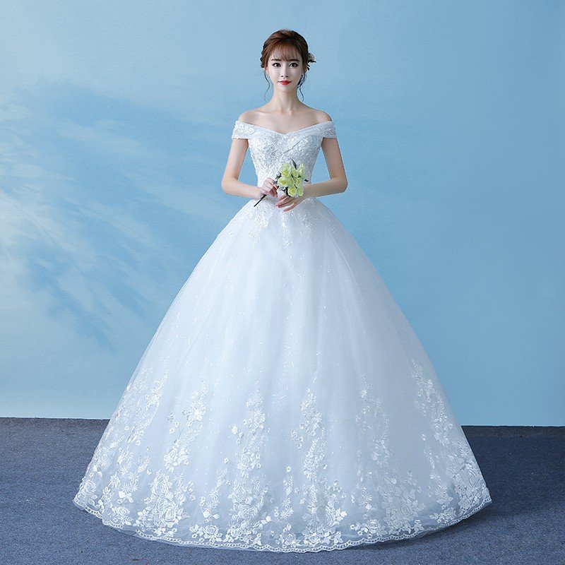 ウェディングドレス 袖あり 花嫁 プリンセスラインドレス 結婚式 ブライダル 白 オフホワイト ロング ウエディングドレス 披露宴 二次会ドレス パーティードレス 前撮り 海外挙式 エレガント ボリューム プリンセスラインウェディングドレス 上品 セミオーダー ふわふわ