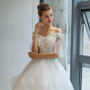 ウェディングドレス 半袖 結婚式 ブライダル 花嫁 二次会ドレス プリンセスラインドレス ロング 白 オフホワイト パーティードレス 披露宴 イブニングドレス フォーマル 前撮り 海外挙式 エレガント ボリューム プリンセスラインウェディングドレス 上品 セミオーダー