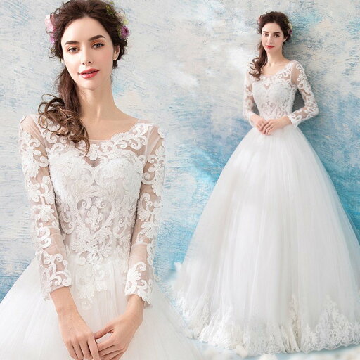 ウェディングドレス 長袖 結婚式 ブライダル 花嫁 二次会ドレス プリンセスラインドレス ロング 白 オフホワイト パーティードレス 披露宴 イブニングドレス フォーマル 前撮り 海外挙式 エレガント ボリューム プリンセスラインウェディングドレス 上品 セミオーダー ウェディングドレス 長袖 結婚式 ブライダル 花嫁 二次会ドレス プリンセスラインドレス ロング 白 オフホワイト パーティードレス 披露宴 イブニングドレス フォーマル 前撮り 海外挙式 エレガント ボリューム プリンセスラインウェディングドレス 上品 セミオーダー