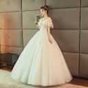 ウェディングドレス サイズ 白 オフホワイト 結婚式 花嫁 調節 プリンセスラインドレス ロングドレス ブライダル 二次会ドレス パーティードレス 披露宴 イブニングドレス 前撮り 海外挙式 エレガント ボリューム プリンセスラインウェディングドレス 上品 セミオーダー