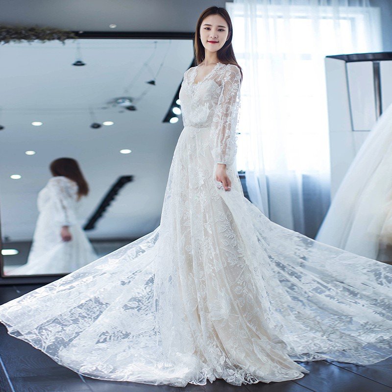 ウエディングドレス ウェディングドレス 白 オフホワイト レース ロングドレス 結婚式 花嫁 ブライダルドレス Aラインドレス 二次会ドレス パーティードレス 演奏会 フォーマルドレス 前撮り 海外挙式 エレガント クラシック 上品 清楚 ナチュラル セミオーダー可能