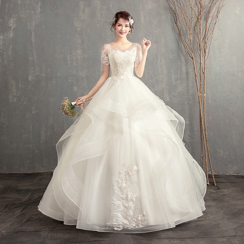 マタニティドレス マタニティードレス 妊娠中ドレス 妊産婦ドレス 妊婦ドレス オーダーメイド サイズオーダー ハイウエスト ウェディングドレス エンパイア ウエディングドレス 花嫁 白 オフホワイト 結婚式 袖あり ロングドレス 披露宴 二次会ドレス 大きいサイズ 前撮り