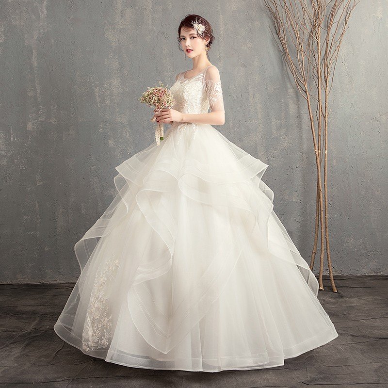 マタニティドレス マタニティードレス 妊娠中ドレス 妊産婦ドレス 妊婦ドレス オーダーメイド サイズオーダー ハイウエスト ウェディングドレス エンパイア ウエディングドレス 花嫁 白 オフホワイト 結婚式 袖あり ロングドレス 披露宴 二次会ドレス 大きいサイズ 前撮り