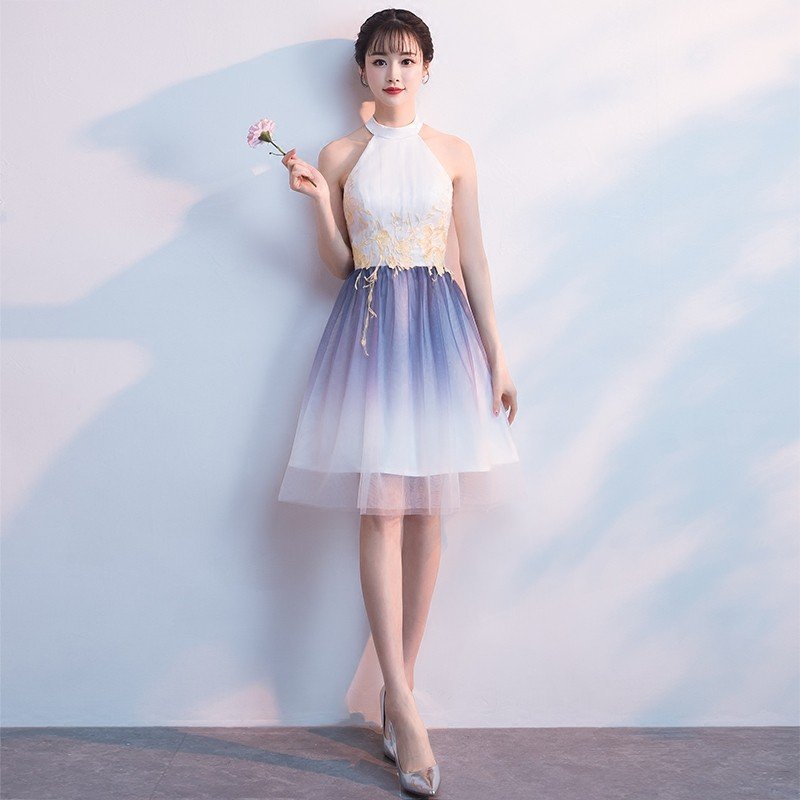 ウェディングドレス ウエディングドレス カラードレス ミニ 安い 花嫁 結婚式 二次会ドレス パーティードレス 披露宴 演奏会 イブニングドレス お呼ばれドレス 成人式ドレス ホルターネック 大きいサイズ 発表会 コンサート カクテルドレス 前撮り 後撮り