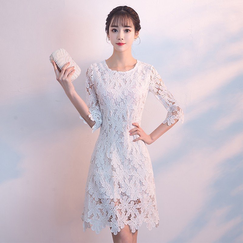 ウェディングドレス ウエディングドレス カラードレス ミニ 長袖 ロングスリーブ 安い マーメイド ワンピース 花嫁 結婚式 イブニングドレス 二次会ドレス 披露宴 パーティードレス フォーマル 演奏会 発表会ドレス カクテルドレス コンサート 前撮り 後撮り