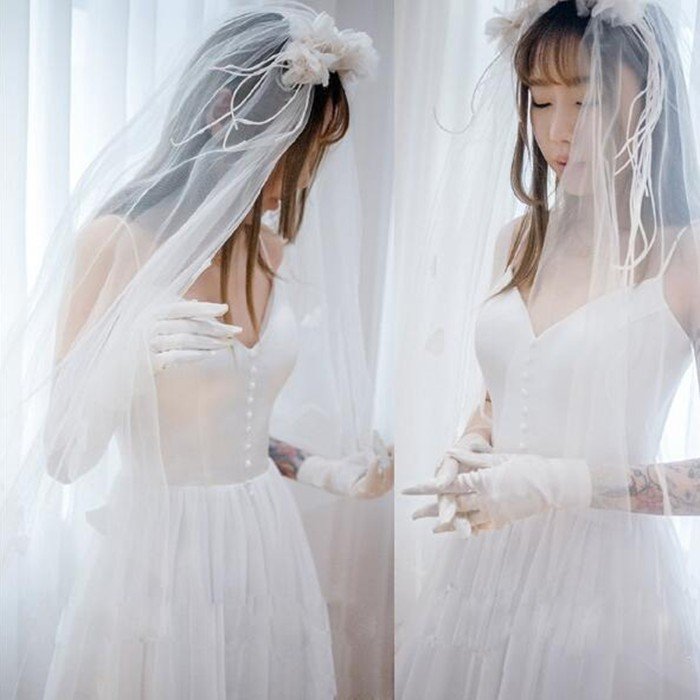 【マラソンP2倍×最大2000円クーポン 10/17 9:59まで】ウエディングドレス ウェディングドレス ミモレ丈 二次会ドレス ウェディグドレス 花嫁 パーティドレス 結婚式 白ドレス オフホワイト ワンピース 演奏会 大きいサイズ 小さいサイズ 発表会ドレス 安い 前撮り 披露宴