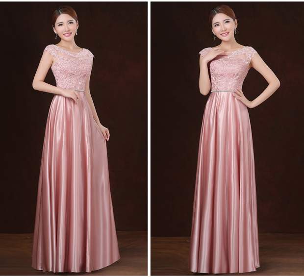 カラードレス ロングドレス ピンク ファスナー 演奏会 発表会 コンサート コンクール 舞台 コーラス オーケストラ 合唱衣装 大人 ステージドレス 大きいサイズ ウェディングドレス ウエディングドレス 結婚式 二次会 披露宴 花嫁 ブライダル パーティードレス