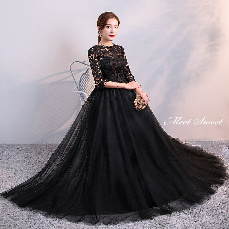 【マラソンP2倍×最大2000円クーポン 10/17 9:59まで】カラードレス ロングドレス パーティードレス ブラック タニティドレス エンパイア ウェディングドレス ウエディングドレス 結婚式 二次会 披露宴 花嫁 発表会 フォーマルドレス カクテルドレス 演奏会 黒 ブライダル