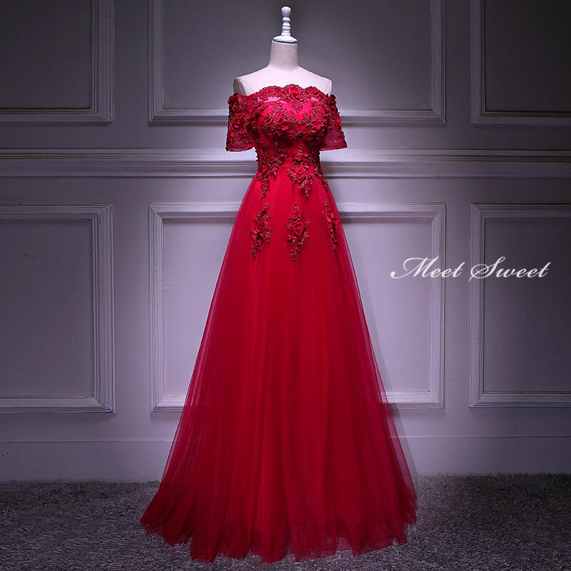 ウェディングドレス カラードレス 安い オフショルダー 演奏会 結婚式 イブニングドレス 二次会ドレス 発表会 ウエディングドレス 披露宴 フォーマルドレス 花嫁 aラインドレス 赤 パーティードレス コンサート カクテルドレス 前撮り 後撮り ブライダル wedding dress