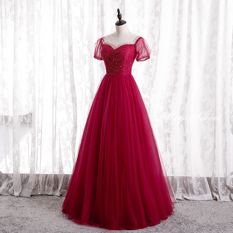 ウエディングドレス カラードレス 演奏会 レッド ロングドレス コンサート パーティードレス 赤 発表会 ウェディングドレス 二次会ドレス 花嫁 結婚式 ステージ衣装 披露宴 床丈 カラオケ イブニングドレス カクテルドレス 前撮り 後撮り ブライダル フォーマル