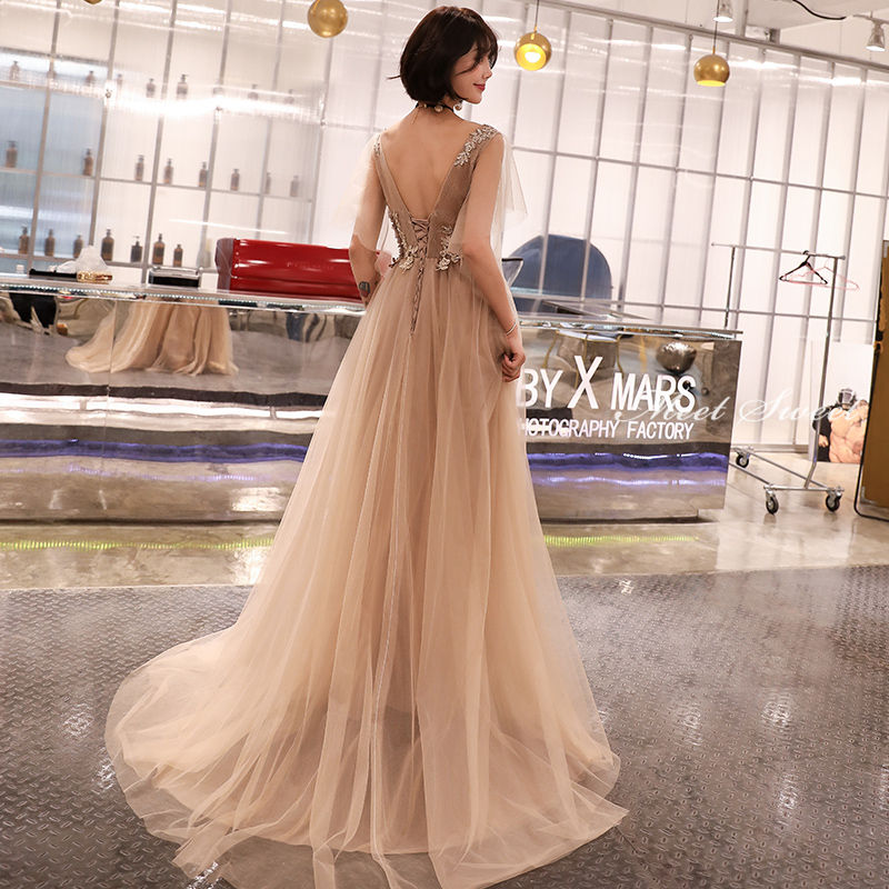 ウェディングドレス カラードレス ウエディングドレス パーティードレス 演奏会 発表会 茶色 イブニングドレス 二次会ドレス ロングドレス 卒業式 ブラウン フラワー エレガント 披露宴 結婚式 コンサート 花嫁 カクテルドレス 前撮り 後撮り ブライダル フォーマル