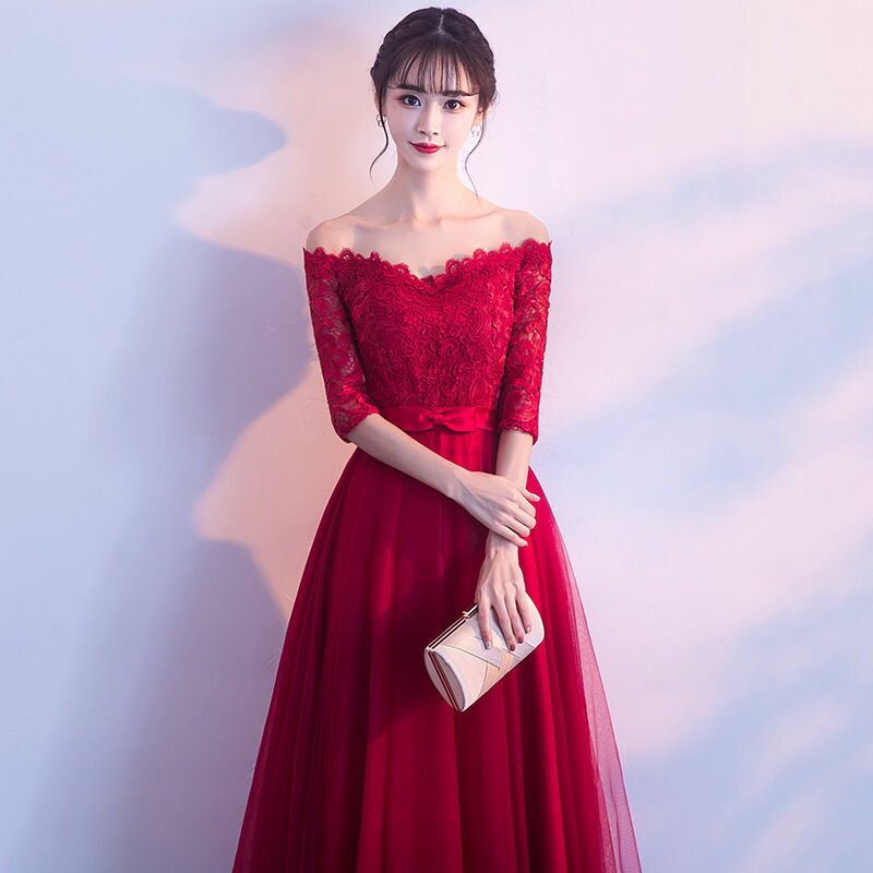 ウェディングドレス ウエディングドレス カラードレス カクテルドレス ロングドレス パーティードレス 発表会 演奏会 ステージドレス コンクール イブニングドレス フォマール 赤 オフショルダー 結婚式 二次会 披露宴 コンサート 花嫁 前撮り 後撮り ブライダル フォーマル