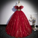 ウェディングドレス ウエディングドレス カラードレス プリンセスドレス ロングドレス 演奏会 イブニングドレス プリンセスラインドレス ステージドレス 舞台衣装...