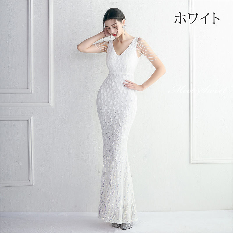 ウェディングドレス ウエディングドレス カラードレス マーメイドドレス マーメイドラインドレス パーティードレス イブニングドレス スパンコール カクテルドレス ファスナー フォーマル ゲストドレス セクシー 大きいサイズ 演奏会 発表会 結婚式 二次会 披露宴 コンサート