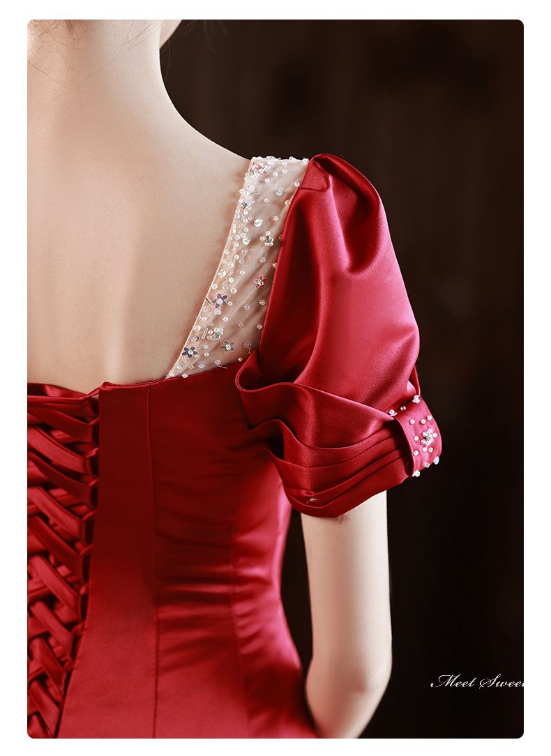 ウェディングドレス ウエディングドレス カラードレス カクテルドレス ロングドレス パーティードレス 発表会ドレス 演奏会 ステージドレス イブニングドレス 大人 赤 ワインレッド 成人式 卒業式 フォーマル 結婚式 二次会 披露宴 コンサート 花嫁 前撮り 後撮り