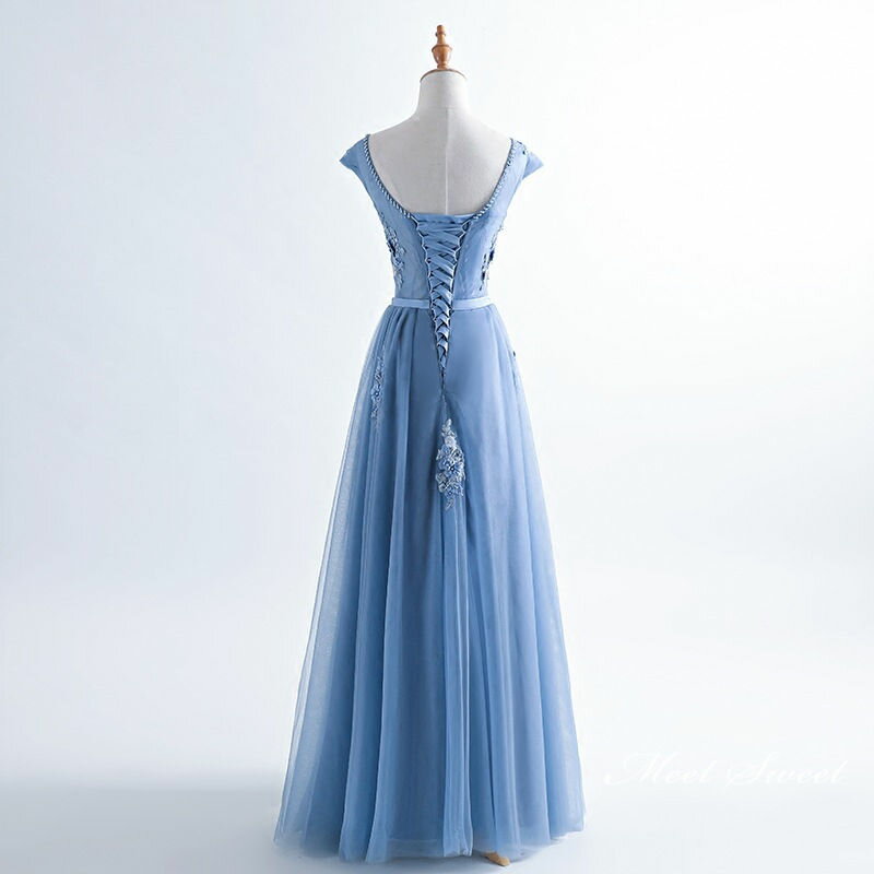 ウェディングドレス Aラインドレス カラードレス 安い カクテルドレス 演奏会 結婚式 イブニングドレス 二次会ドレス フォーマルドレス 発表会 ウエディングドレス ブルー 音楽会 パーティードレス 披露宴 コンサート 花嫁 前撮り 後撮り ブライダル wedding dress