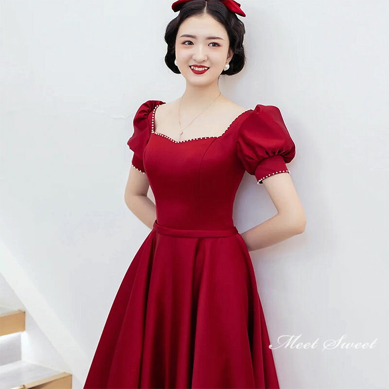 ウェディングドレス ウエディングドレス ロングドレス レッド 演奏会 カラードレス 結婚式 イブニングドレス 二次会ドレス パーティードレス 発表会ドレス フォーマル コンサート Aラインドレス 成人式 卒業式 忘年会 披露宴 花嫁 カクテルドレス 前撮り 後撮り