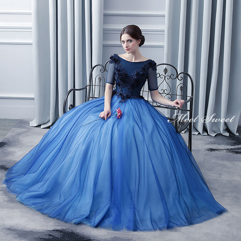 ウェディングドレス カラードレス ブルー ロングドレス 演奏会 結婚式 花嫁 ウエディングドレス 披露宴 イブニングドレス 二次会ドレス 発表会ドレス 舞台着 ステージ衣装 パーティードレス コンサート カクテルドレス 前撮り 後撮り ウェディングカラードレス ブライダル