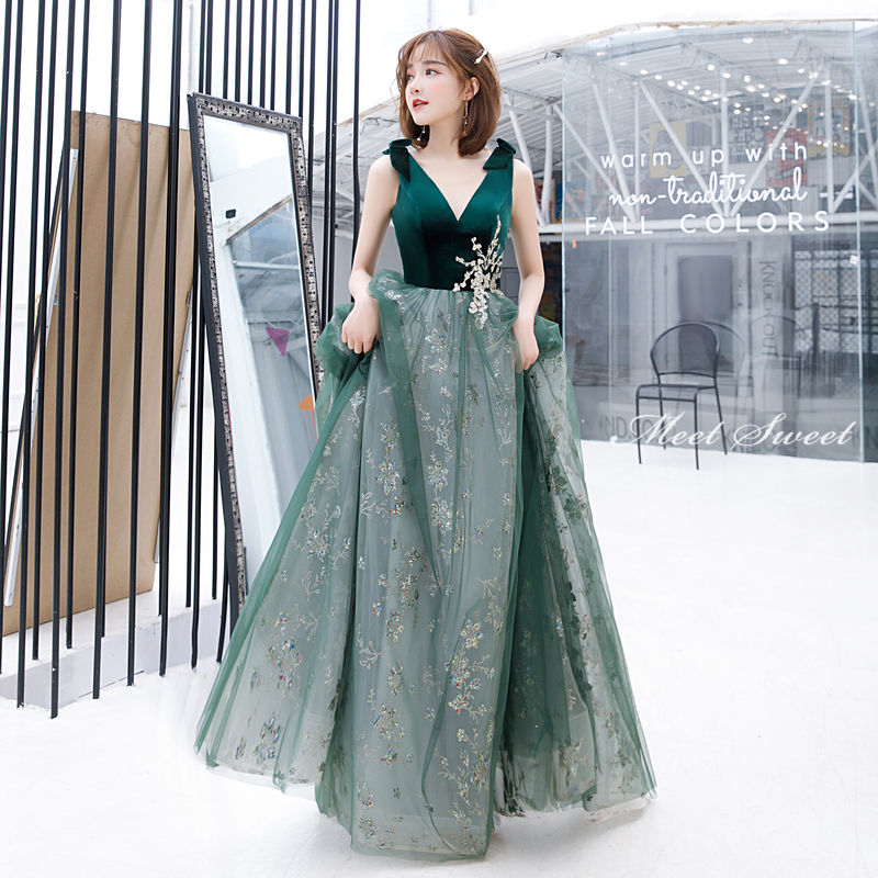 ウェディングドレス ウエディングドレス ウェディングカラードレス グリーン 演奏会 カラードレス コンサート 結婚式 発表会ドレス ロングドレス 披露宴 フォーマル Aラインドレス 二次会ドレス ステージ衣装 緑 パーティードレス イブニングドレス 花嫁 カクテルドレス