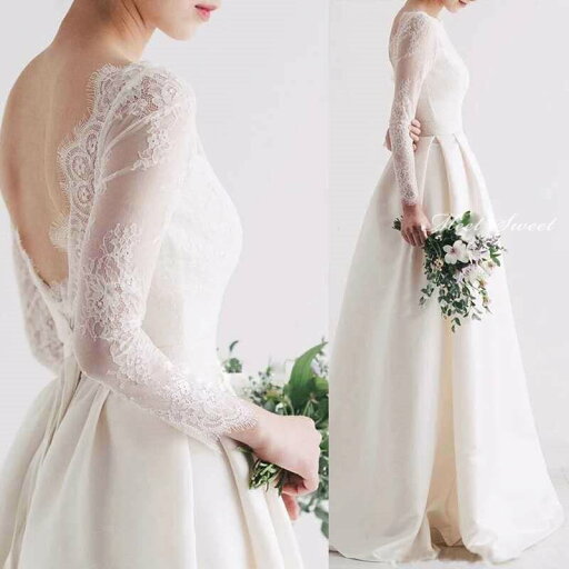 ウェディングドレス ウエディングドレス パーティードレス 二次会ドレス 長袖 ロングスリーブ 結婚式 ウェディングドレス 花嫁ドレス バックレス ロング丈 ロングドレス Aラインドレス シンプル スレンダードレス 前撮り 披露宴 ブライダルドレス エレガント 海外挙式 ウェディングドレス ウエディングドレス パーティードレス 二次会ドレス 長袖 ロングスリーブ 結婚式 ウェディングドレス 花嫁ドレス バックレス ロング丈 ロングドレス Aラインドレス シンプル スレンダードレス 前撮り 披露宴 ブライダルドレス エレガント 海外挙式