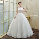 ウェディングドレス ウエディングドレス プリンセスラインドレス 白 オフホワイト シンプル 結婚式 二次会ドレス ロング丈 ロングドレス 花嫁ドレス ブライダルドレス パーティードレス レース 二次会ドレス 演奏会 安い 前撮り 披露宴 エレガント 海外挙式 セミオーダー