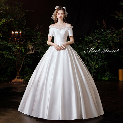 ウェディングドレス ウエディングドレス オフショルダー サテン 二次会ドレス 結婚式 披露宴 ブライダルドレス ロング丈 ロングドレス 花嫁ドレス プリンセスラインドレス 編み上げ シンプル 前撮り エレガント 海外挙式 セミオーダー ボリューム クラシカル 王道 上品 ウェディングドレス ウエディングドレス オフショルダー サテン 二次会ドレス 結婚式 披露宴 ブライダルドレス ロング丈 ロングドレス 花嫁ドレス プリンセスラインドレス 編み上げ シンプル 前撮り エレガント 海外挙式 セミオーダー ボリューム クラシカル 王道 上品