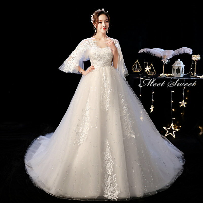マタニティウェディングドレス 二次会ドレス 結婚式 披露宴 ブライダルドレス ロング丈 ロングドレス ハイウエスト 花嫁ドレス ウエディングドレス プリンセスラインドレス オフホワイト 編み上げ 前撮り エレガント 海外挙式 セミオーダー ボリューム クラシカル 王道