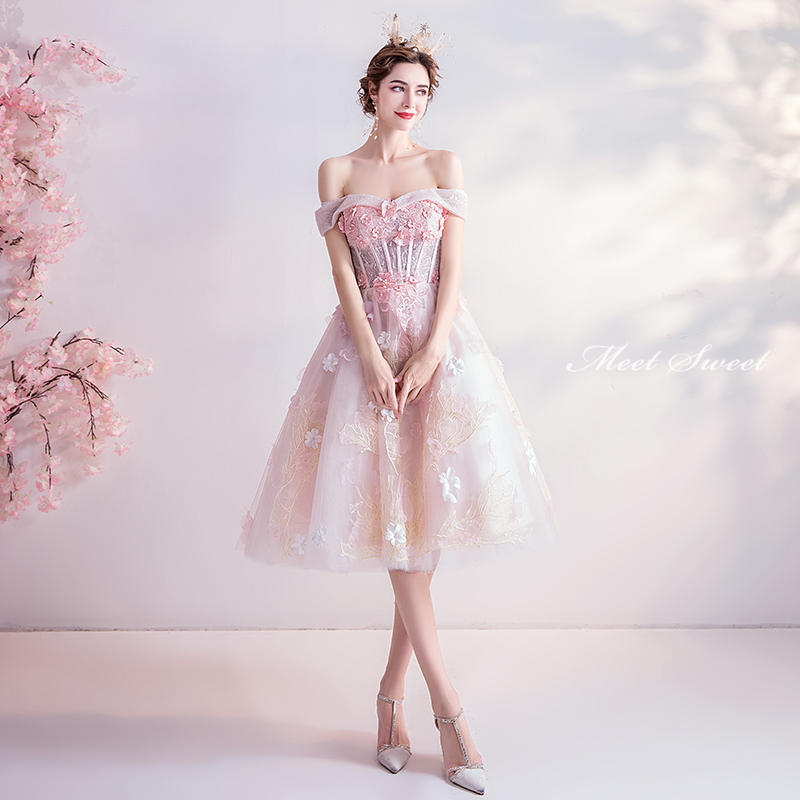 ウェディングドレス ウエディングドレス パーティードレス 安い カラードレス ミニ フォーマル 演奏会 ピンク イブニングドレス 花嫁 ワンピース 結婚式 二次会ドレス カクテルドレス 発表会ドレス 披露宴 コンサート 前撮り 後撮り ウェディングカラードレス ブライダル