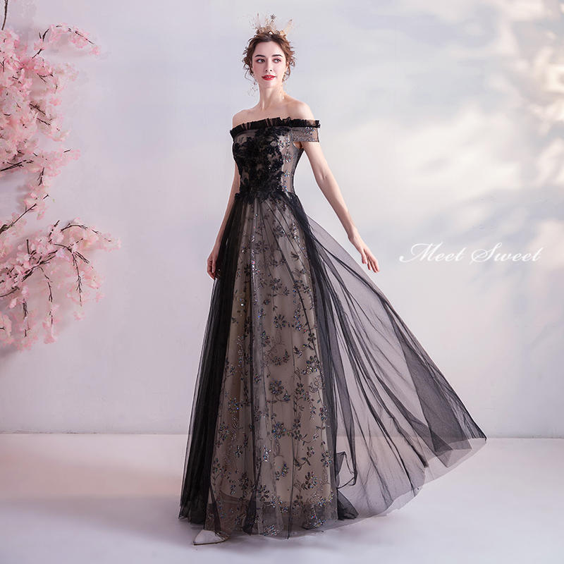ミートスウィートのウェディングドレス カラードレス ウエディングドレス 結婚式 花嫁 ピアノ発表会 演奏会 ロングドレス 二次会ドレス パーティードレス コンサート コンクール パーティードレス イブニングドレス 披露宴 カクテルドレス 前撮り 後撮り ブライダル ウエディングカラードレス｜アングル3