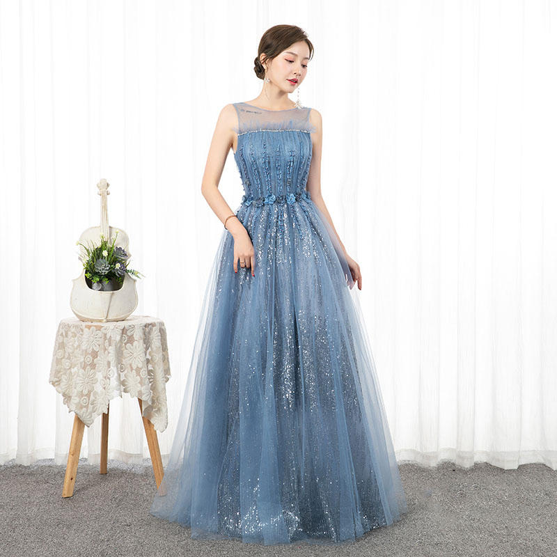 ウエディングドレス カラードレス ウェディングドレス 演奏会 ブルー シルバー 袖なし ノースリーブ 二次会ドレス パーティードレス イブニングドレス ロングドレス 発表会 大きいサイズ 結婚式 披露宴 コンサート 花嫁 カクテルドレス 前撮り 後撮り ブライダル 袖あり