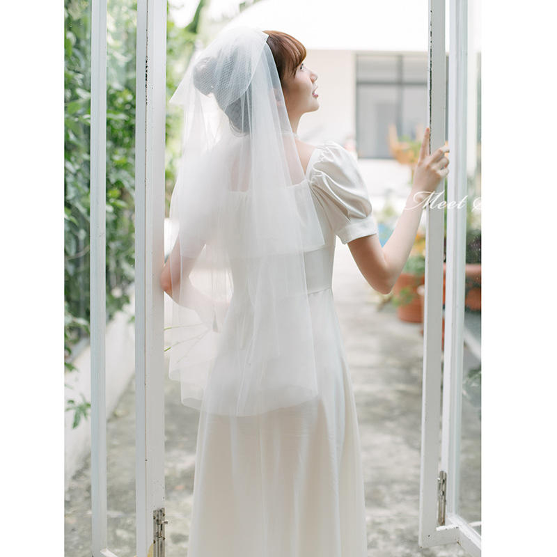 ウェディングドレス 二次会ドレス 花嫁 結婚式 Aラインドレス 半袖 シンプル ウエディングドレス 安い 白ドレス オフホワイト ブライダル 披露宴 発表会ドレス 挙式 お呼ばれ フォーマルドレス 前撮り 後撮り 袖あり 袖付き フォトウェディング wedding dress 海外挙式