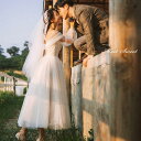ウエディングドレス 袖あり ウェディングドレス 二次会 花嫁 Aラインドレス 白ドレス オフホワイト ワンピース 結婚式 演奏会 オフショルダー ふわふわスカート 透かし感 旅行 撮影 披露宴 前撮り 後撮り 袖付き フォトウェディング wedding dress 海外挙式 小さいサイズ