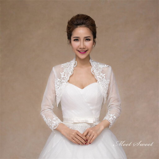 レース 花嫁 結婚式ボレロ 二次会 披露宴 パーティー ウエディングボレロ お呼ばれ ウェディング 発表会 ブライダルボレロ ショール 袖あり 9分袖 白 ホワイト レース 花嫁 結婚式ボレロ 二次会 披露宴 パーティー ウエディングボレロ お呼ばれ ウェディング 発表会 ブライダルボレロ ショール 袖あり 9分袖 白 ホワイト
