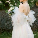 結婚式 ウェディングショール ファーショール 長袖 ボレロ 花嫁 ショール お呼ばれ カラー 二次会 ストール 肩掛け パーティー 秋冬 披露宴 発表会 ベージュ