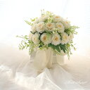 オフホワイト シャンパン ウエディングブーケ ピンク 二次会 結婚式 ブーケ 造花 アートフラワー 花嫁 披露宴 ブライダルブーケ インテリア