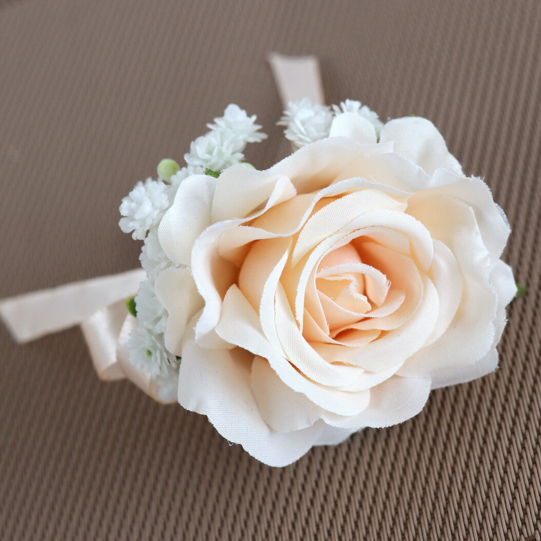 ブートニア 完成品 胸花 造花 ブライダル 二次会 結婚式 ウェディング 花嫁 新郎 披露宴 参列 ウエディング コサージュ 海外挙式 卒業式 卒園式 成人式 入学式 入園式 謝恩会 パーティー フォマール セレモニー ホワイト アイボリー シャンパン ピンク ブルー パープル 3