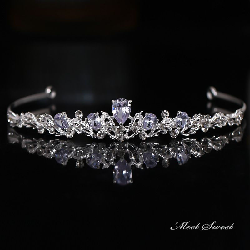 ウエディング ブライダル ティアラ パーティー ダイヤモンド ジュエリー ブライダル小物 結婚式 花嫁 ..