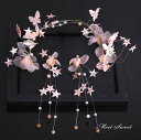 【P5倍★BLACK FRIDAY限定】花嫁 2点セット 結婚式 フラワー 花 髪飾り ウェディング ブライダル ヘアバンド ヘッドドレス ヘアアクセサリー 結...