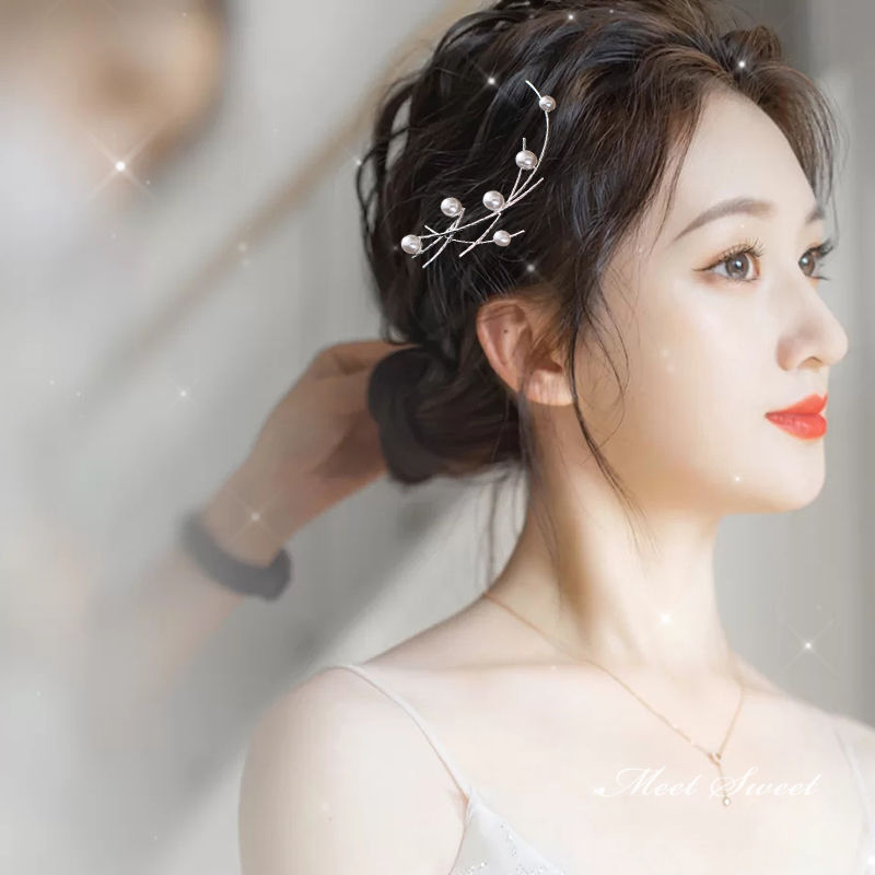 【P5倍★BLACK FRIDAY限定】結婚式 二次会 ウェディング ヘアアクセサリー 花嫁 ブライダル 発表会 髪飾り ヘッドドレス ウエディング小物 フォマ...