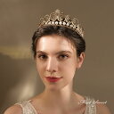 ゴールド シルバー ウエディング ティアラ クラウン 王冠 ヘッドドレス ヘアアクセサリー 花嫁 ウェディング 結婚式 前撮り 二次会 パーティー ブライダル小...