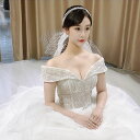 ヘアバンド ヘッドドレス カチューシャ ヘアアクセサリー ウェディングアクセサリー 髪飾り パール ビジュー 結婚式 二次会 ブライダル パール チュール 前撮...