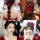 【P5倍★BLACK FRIDAY限定】ウエディング ヘッドドレス 6タイプ リボン レッド 赤 冬 髪飾り 花嫁 ウェディング 結婚式 ブライダル パーティー...