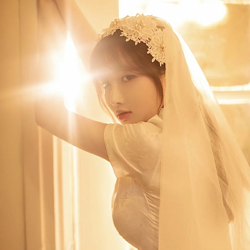 カチューシャ ウエディング ウェディングベール ヴェール 花嫁 ヘッドドレス ヘアアクセサリー 髪飾り パール 花 海外挙式 ファッション 新作 お呼ばれ 可愛い