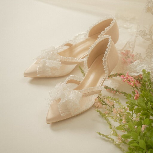 ウェディングシューズ スリングバック ウエディングシューズ レース シースルー パンプス ハイヒール 結婚式 花嫁 ブライダル 二次会 フランス風 披露宴 前撮り ウェディングシューズ スリングバック ウエディングシューズ レース シースルー パンプス ハイヒール 結婚式 花嫁 ブライダル 二次会 フランス風 披露宴 前撮り
