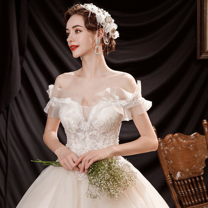 ウェディングドレス ウエディングドレス 二次会ドレス ウェディグドレス 海外挙式 前撮り 後撮り 花嫁二次会ドレス 大きいサイズ 結婚式 ブライダル 披露宴 パーティードレス ロングドレス エンパイア フォトウェディング wedding dress 小さいサイズ 1.5次会 フォト婚